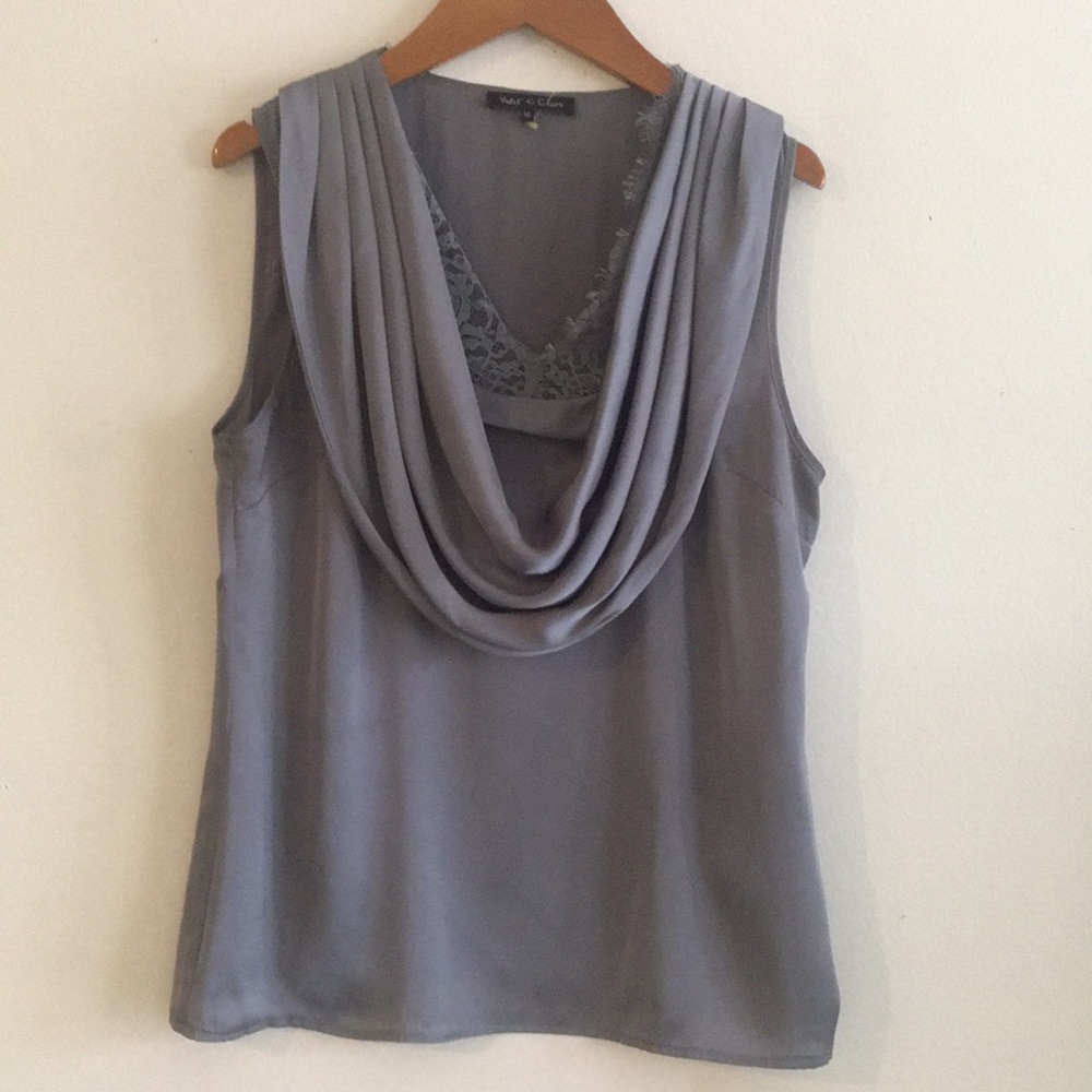 Violet & Claire Cowl With Peekaboo Lace